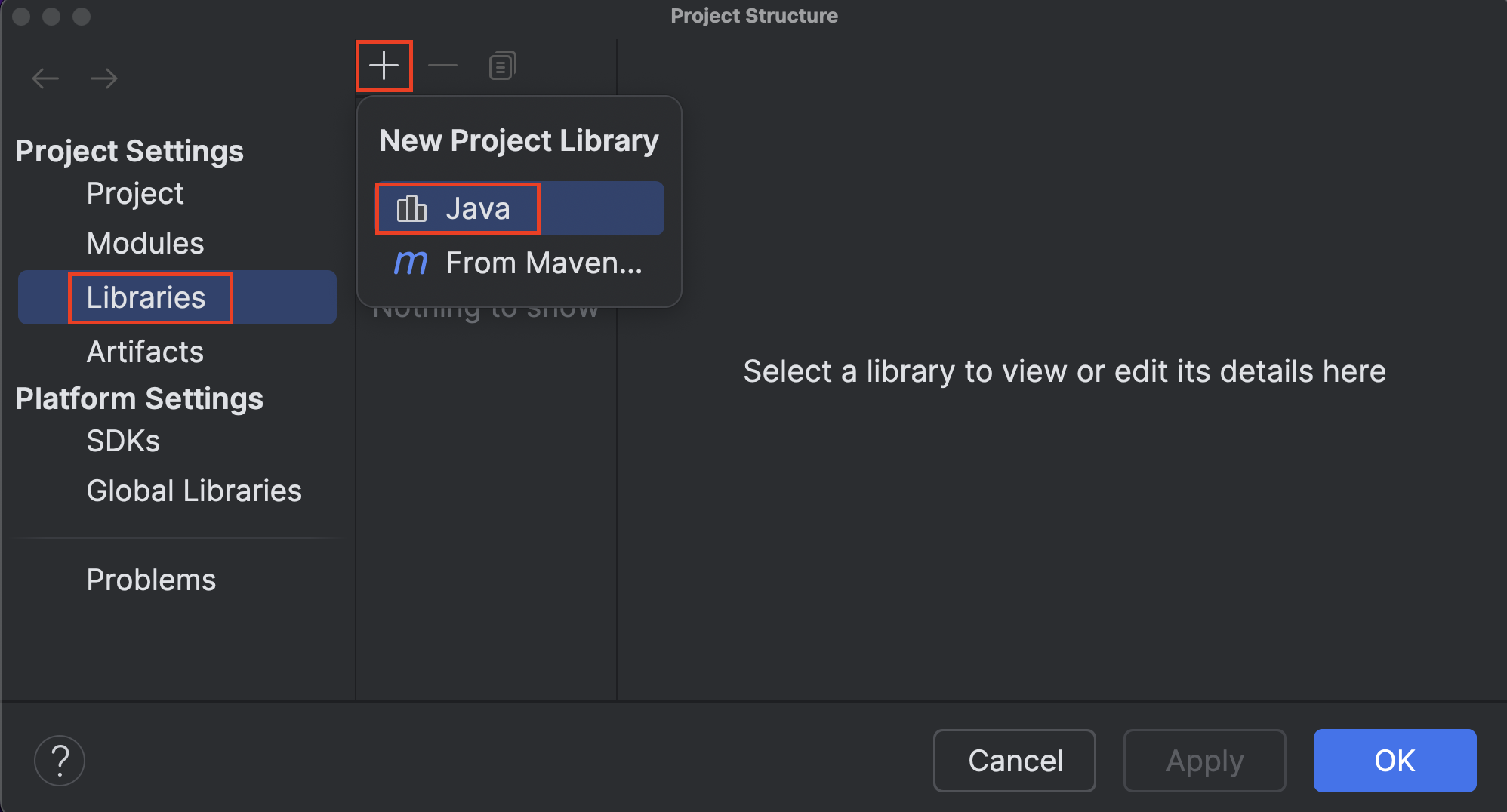 Add libraries step 1